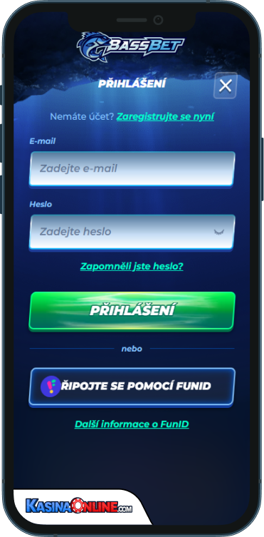 BassBet Kasino Přihlášení