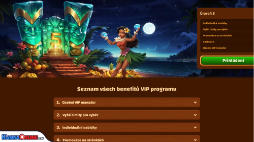 Tiki Kasino vip program