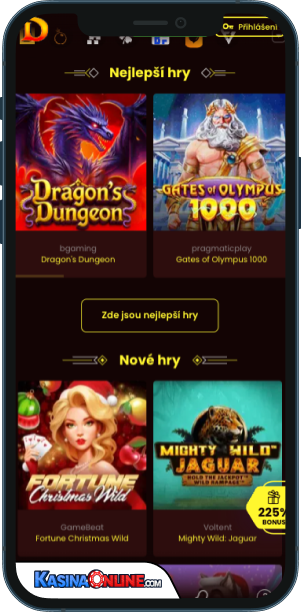 DragonSlots Kasino Mobilní aplikace