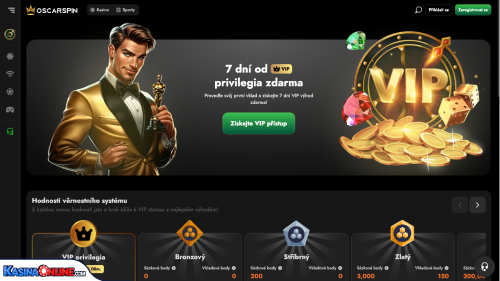OscarSpin Kasino vip program