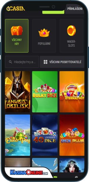 Avocasino Mobilní aplikace