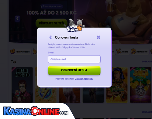 Spinbara Kasino Problémy s přihlášením