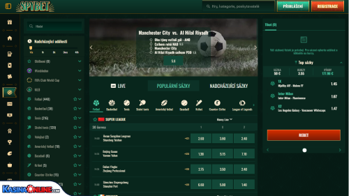SpyBet Kasino sport