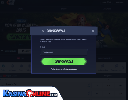 VegasHero Кasino Problémy s přihlášením
