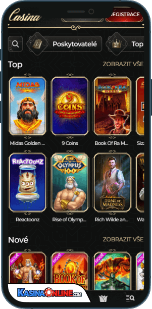 Casina Кasino Mobilní aplikace