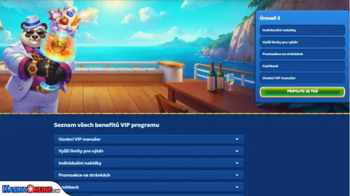 Pandido Кasino vip program