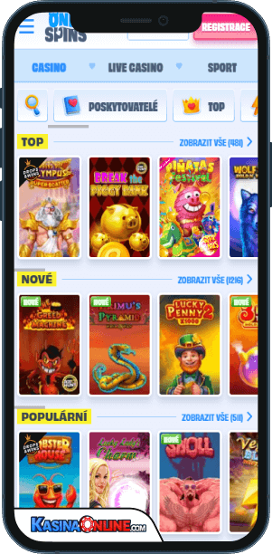 OnlySpins Кasino Mobilní aplikace
