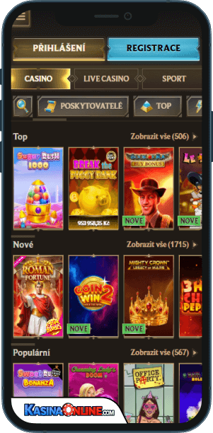 Realz Кasino Mobilní aplikace