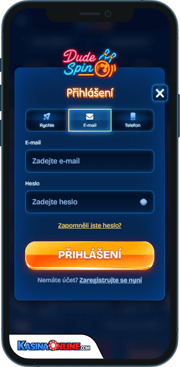 Dudespin Кasino Přihlášení