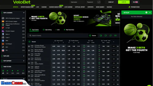 Velobet Кasino sport