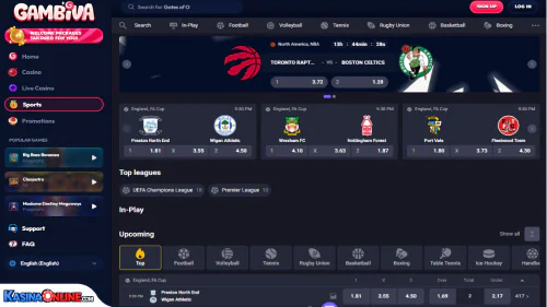 Gambiva Кasino sport