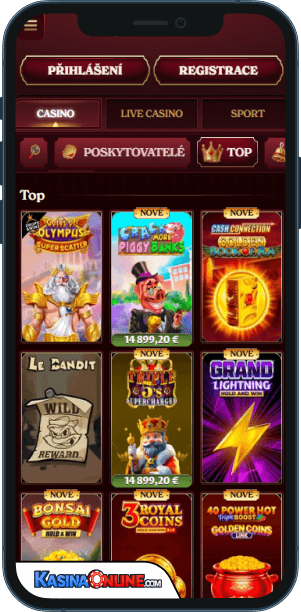 Casoola Кasino Mobilní aplikace