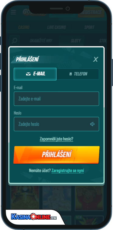 Golisimo Кasino Přihlášení