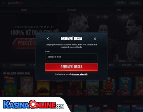 Glorion Кasino Problémy s přihlášením