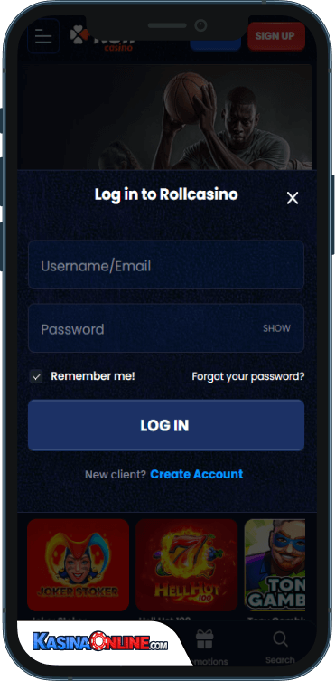 RollCasino Přihlášení