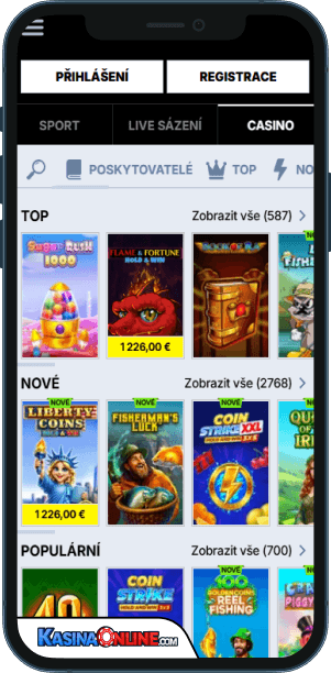 Zoccer Кasino Mobilní aplikace