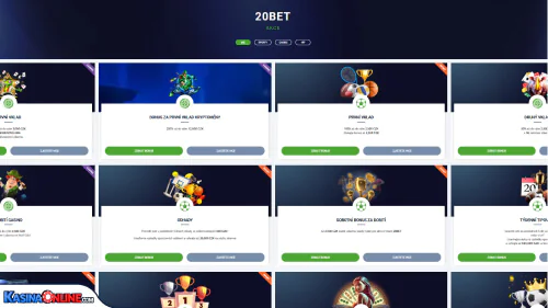 20Bet Кasino Bonusy