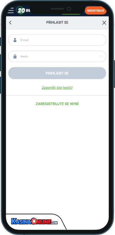 20Bet Кasino Přihlášení