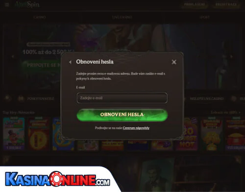 AlterSpin Кasino Problémy s přihlášením