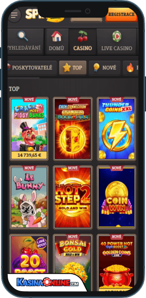 SpinBoss Кasino Mobilní aplikace