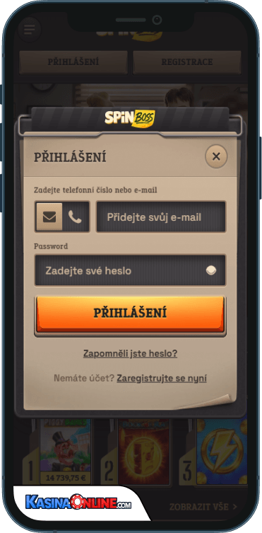 SpinBoss Кasino Přihlášení