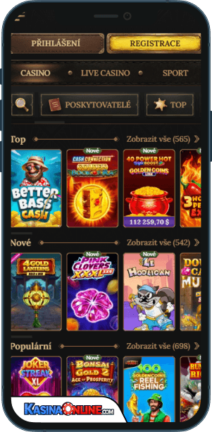 BetWest Кasino Mobilní aplikace