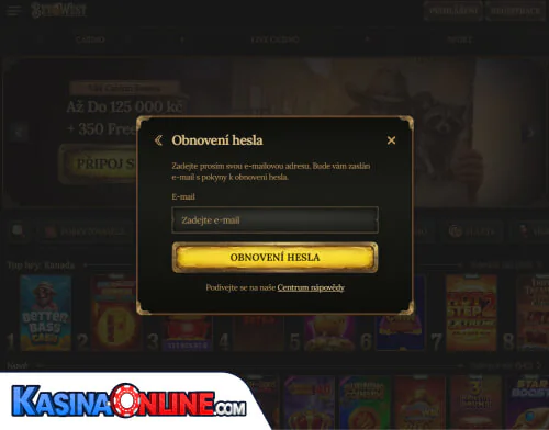 BetWest Кasino Problémy s přihlášením