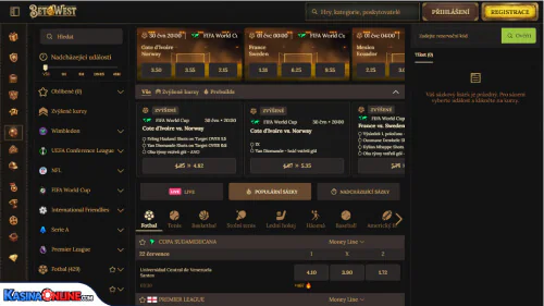 BetWest Кasino sport