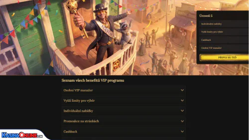 BetWest Кasino vip program