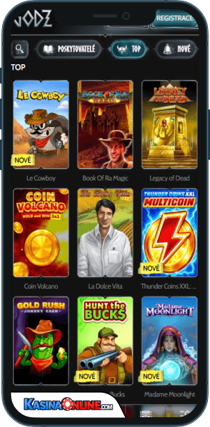 Godz Кasino Mobilní aplikace